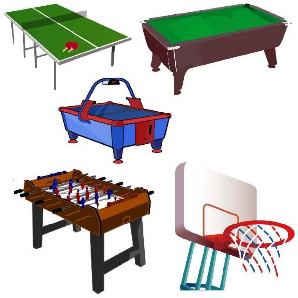 5 tables השכרת שולחנות משחק לאירועים - 5 שולחנות