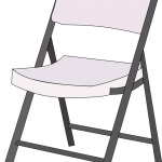 כסא פלסטיק מתקפל להשכרה